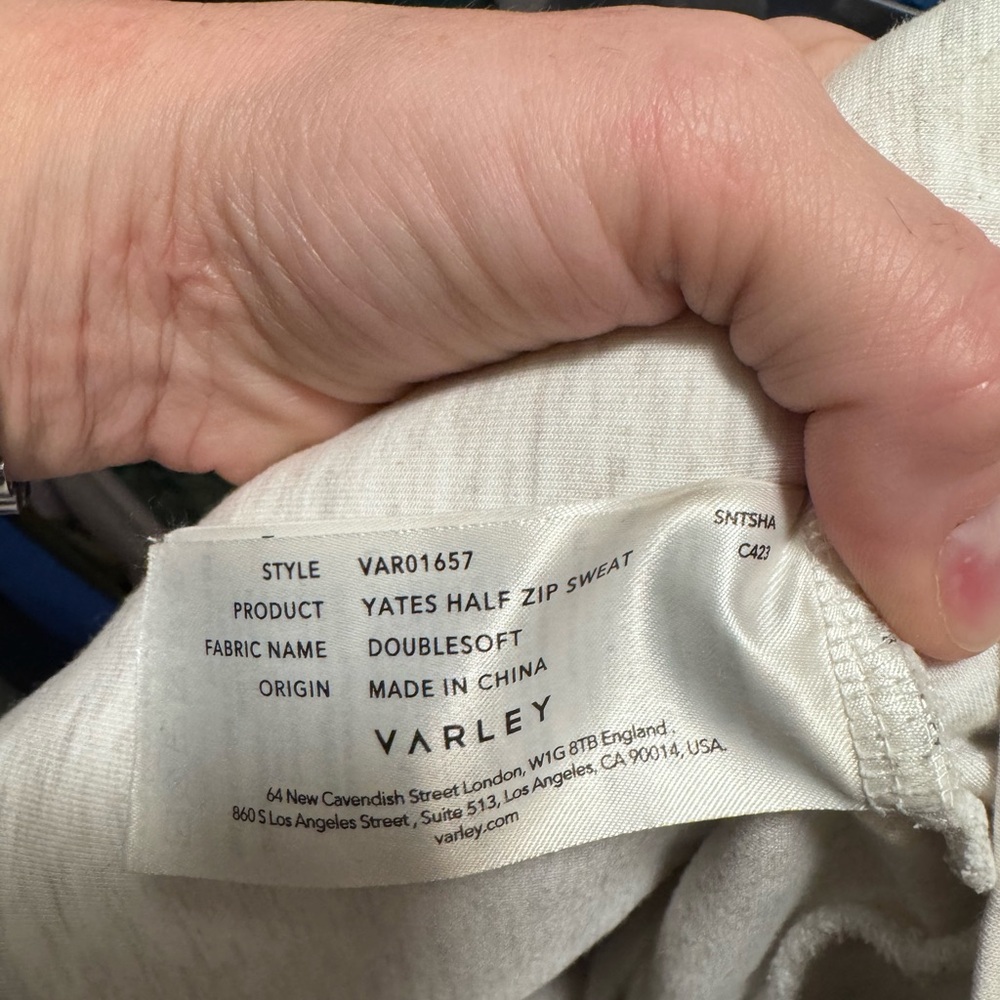 Varley Yates Half Zip View 4